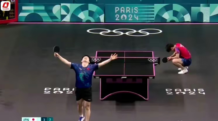 中国乒乓球队轻取比利时乒乓球队，张本智和统治全场的简单介绍