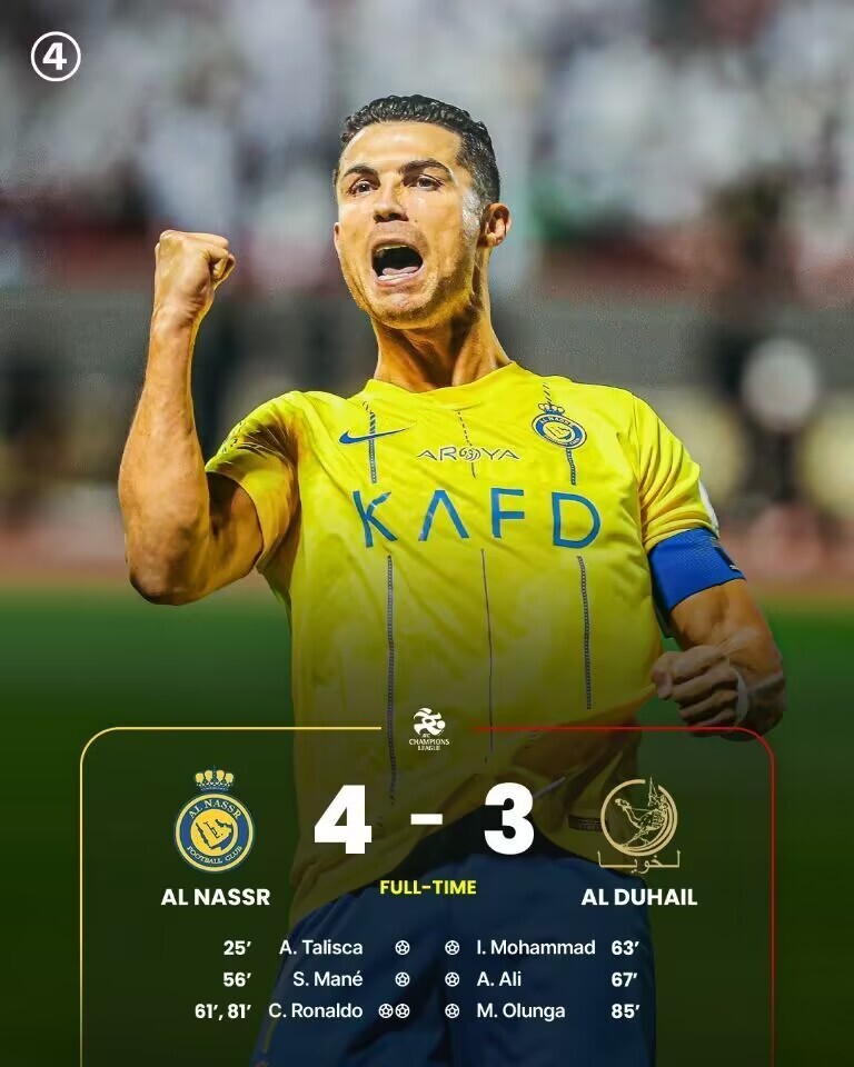 包含塞维利亚绝地反击阿森纳，C罗绝境逆转的词条