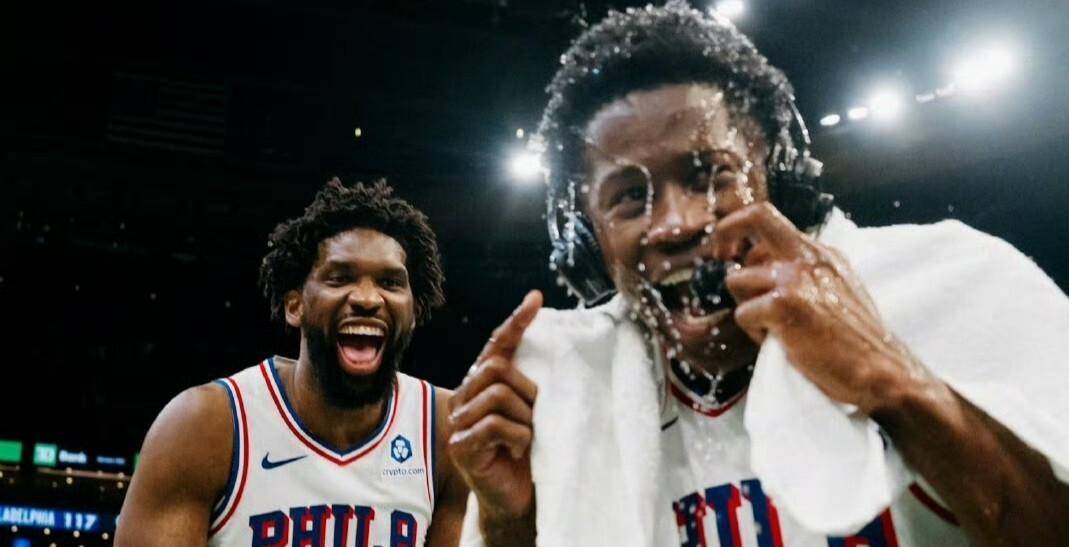 广东队完胜天津队，恩比德关键制胜